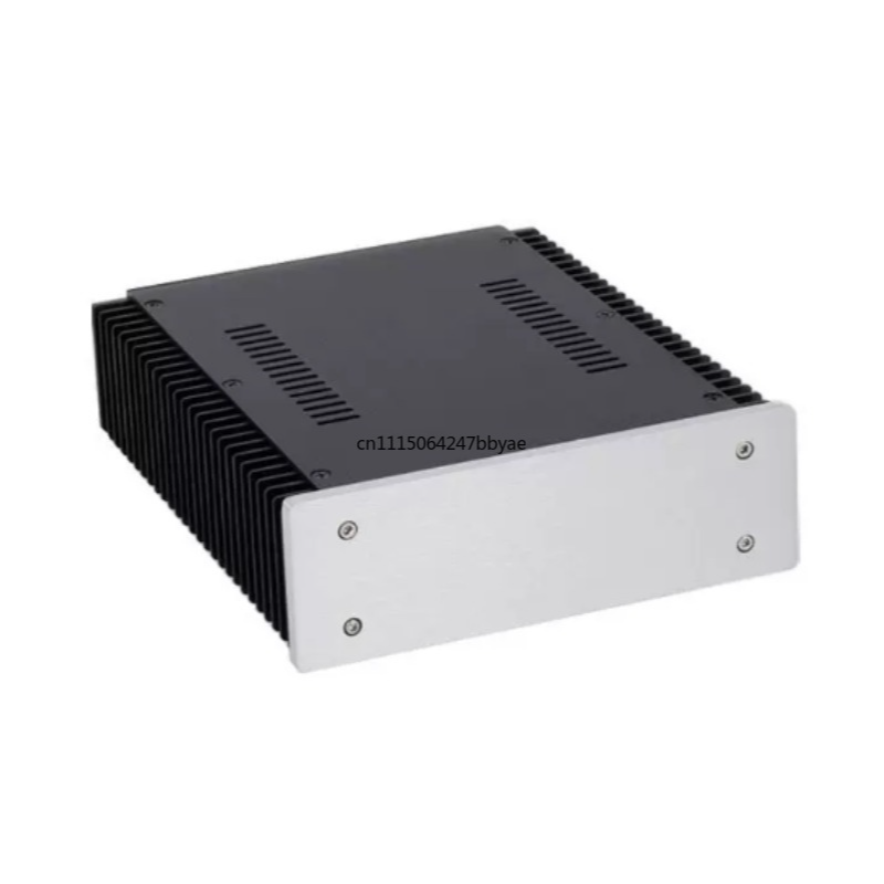 Headphone Amplifier Dac - 2107シリーズ：アンプ、DAC、ヘッドホンアンプ、プリアンプ用の、側面にヒートシンクを備えた、全アルミニウム製のDIYオーディオシャーシケース。