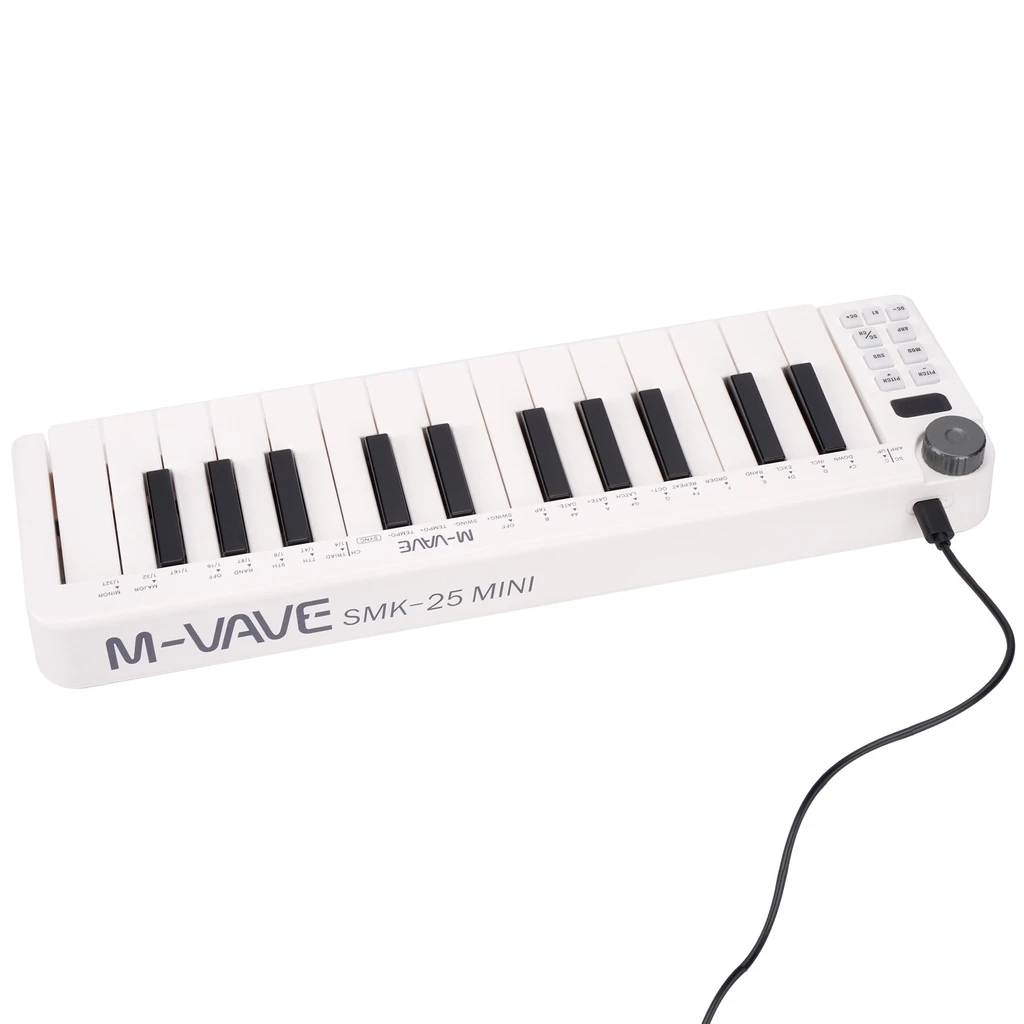 SMK-25 me-vave充電式ミディキーボード,リモコン - Midi Controller Pad のレビューと価格