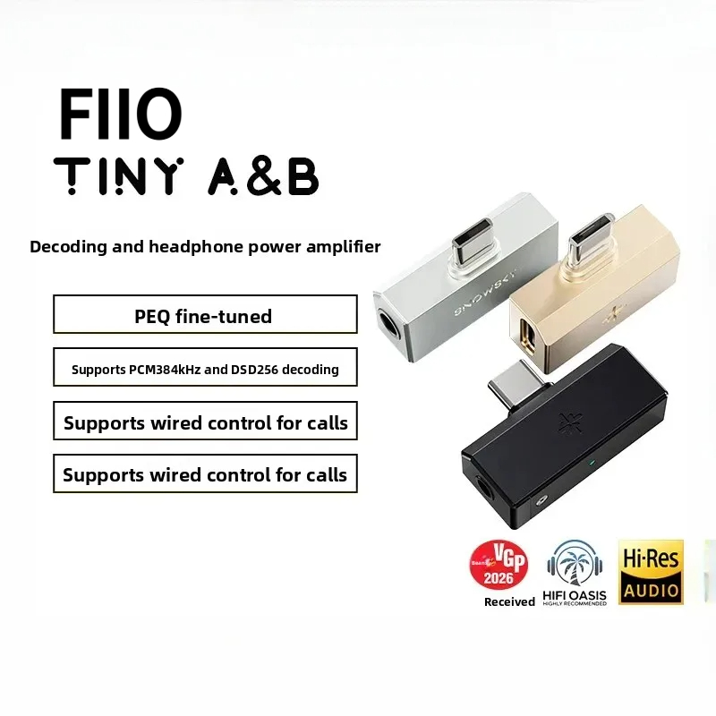 FiiO SNOWSKY TinyA/B：Type-C接続、 - Audio Without Music のレビューと価格