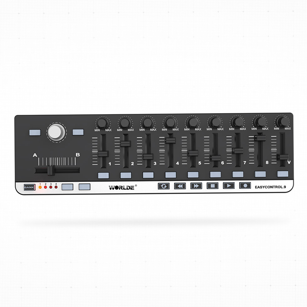 Worlde-ポータブルミニMIDIコントローラー,4つのプ - Midi Controller Pad のレビューと価格